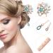 FRCOLOR Rhinestone Hair Stick Hairpin - Blue Chinese Hair Chopsticks for Women and Girls - Buy Online on GoSupps.com