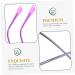 Lurrose Eyeglass Accessories - Replacement Temples & Parts for Myopia & Sunglasses - Purple Metal Leg 14.5x0.7CM - Buy Online on GoSupps.com