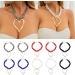 Shop Oralgo's Fashionable Multi-Layered Pearl Chok & Large Metal Heart Necklace - Statement Jewelry in Gold & Alloy - Buy Online on GoSupps.com