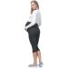 Be Mammy Maternity 3/4 Leggings - Dark Melange | Comfortable and Stylish - Buy Online on GoSupps.com
