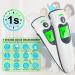 Touchless Forehead & Ear Thermometer - Accurate Infrared Digital Thermometer for Adults & Kids with Fever Alarm & LCD Display - Buy Online on GoSupps.com