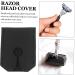 Coheali 3-Part Razor Case for Men | Durable PU Black Cover for Shavers | Perfect Men's Razor Envelopes - Buy Online on GoSupps.com