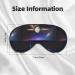 Cosmic Saturn Adjustable Blackout Sleep Eye Mask - Unisex Perfect for Travel Yoga Home & Office Naps - Buy Online on GoSupps.com