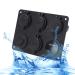 Marine Switch Panel 6 Gang Waterproof LED Voltmeter USB Kit for Boat Car & RV - Enhance Your Yacht Experience - Buy Online on GoSupps.com