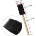 Tupalizy 10PCS Foam Brushes for Acrylic Painting and Crafts - 1 Inch Black Sponge Brushes for Varnishing and Home Decor - Buy Online on GoSupps.com