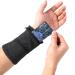 The wrist bag sports wrist bag with zipper for running jogging walking walking walking bicycle and yoga etc dull black l