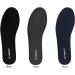 riemot Men's Memory Foam Insoles - Black Super Soft Cushioning Inserts US 11 / EU 44 - Buy Online on GoSupps.com