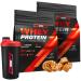 2 kg whey protein complex + premium shaker - with isolate proportion - Instant soluble protein protein powder with BCAA & EAA - German Elite Nutrition - 2 x 1000 g (Peanut Butter Salted Caramel) Peanut Butter Salted Caramel 2 Kg + Shaker