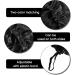 Fuyamp 2 Packs Satin Sleep Cap Adjustable Silky Sleep Bonnet for Women Long Curly Hair Double-Sided Waterproof Satin Hair Cap Extra Large Sleep Satin Bonnet for Women Girls Sleeping Black+White - Buy Online on GoSupps.com
