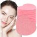 Spa Sponges | Heart Shape Reusable Makeup Remover Pads 20 Face Scrub Sponge for Facial Cleansing Exfoliate Masque Makeup Removal Pink - Buy Online on GoSupps.com
