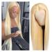 Wigs 613 Lace Front Wig Human Hair Lace Frontal Wigs Blonde Wig Straight T Part 13 4 Lace Front Human Hair Wigs Brazilian Hair Hair Extensions (Size : 3 150% Color : 16inches) 3 150% 16inches
