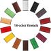 Premium 104 Pcs Sewing Kit for Beginners & Travelers - Portable Needle and Thread Set with 18 Color Threads, Needles, Scissors, and Thimble - Buy Online on GoSupps.com