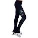 NY2 SPORTSWEAR Figure Skating Practice Pants with Rhinestones S100B - Adult Sizes X-Small
