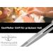 Professional Straight Tweezers 10.5 cm to 60 cm - Internal Teeth Selection | Premium Quality for Precision - Buy Online on GoSupps.com