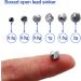 Round Split Shot Sinker Set - FREGITO 205pcs/117pcs/78pcs Lead Weights in 5 Sizes/6 Sizes - Removable Fishing Sinkers in Blue Box - Buy Online on GoSupps.com
