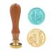 Medieval Traditional Initial Alphabet Wax Seal Stamp  Brass Head Wooden Handle Letter Stamps for Card/Envelope/Gift - (Letter P)