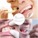 Flipped Warm Teeth Veneers Set - 2 Pairs for Immediate Cosmetic Brightening | International Shipping Available - Buy Online on GoSupps.com