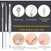 Professional Blackhead Remover Pimple Popper Tool Kit - Boxoyx 10Pcs Extractor for Acne Removal - Facial & Nose Treatment (Silver) - Buy Online on GoSupps.com