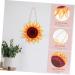 ABOOFAN Sunflower Listing Emblems Wooden Decor Flowers Front Porch Sunflower Wall Art Household Decorations - Buy Online on GoSupps.com