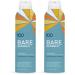 Bare Republic Clearscreen Sunscreen SPF 100 Sunblock Spray Water Resistant with an Invisible Finish 6 Fl Oz (Pack of 2)