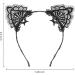 Cat Ears Headbands Rhinestone Cat Ear Tiaras for Women (BLACK) - Buy Online on GoSupps.com