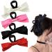 4 PCS Big Bow Hair Claw Clips for Thick Hair Hair Bows for Women Large Bow Hair Clips Non Slip Shark Clip Hair Clamps Hair Accessories for Women Girls