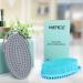 Hience Silicone Body Brush | Non-Slip Bathing & Massage Brush for Peeling Cellulite & Gentle Scrubbing - Gray - Buy Online on GoSupps.com