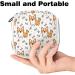 GIAPB Sanitary Napkin Storage Bag | Period Tampon Makeup Pad Pouch | Welsh Dog Seamless Color3975 - Buy Online on GoSupps.com