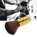 Neck Brush Neck Brush Barber Neck Duster Brush Soft Gentle Electroplating Process Professional Skin Cleansing Brush(Gold)