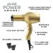 Gamma+ Absolute Power & Absolute 2000 Professional Tourmaline Ionic Hair Dryer - Unisex Gold Includes 2 Concentrator Nozzles - International Shipping Available - Buy Online on GoSupps.com