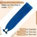 Runature Blue Hair Extensions 55cm Real Hair Bonding Extensions | 25 Strands 25g Keratin U-Tip - Perfect for International Shipping - Buy Online on GoSupps.com