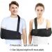 HKJD Arm Sling Shoulder with Back Belt - Lightweight Shoulder Immobilizer for Men & Women - Arm Support Brace Strap for Broken/fractured Elbow (Black, Large) - Buy Online on GoSupps.com