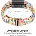 Wongeto Resin Bands for Fitbit Charge 4/3 - Yellow Floral Replacement Strap with Rose Gold Buckle for Women and Men - Buy Online on GoSupps.com