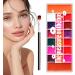 Matte Lip Gloss 20 Shades of Shiny Lip Balms - Sweat-Resistant Smudge-Proof Tinted Blush for Evening Wedding Date - Buy Online on GoSupps.com