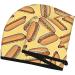 Quick-Dry Hair Towel Wrap with Button | Hair Drying Turban for Fast Drying | Hot Dogs Design - Buy Online on GoSupps.com
