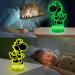 Eygerur Yoshi Night Light for Kids - 3D LED Illusion Lamp | 16 Colors Dimmable, USB Powered, Remote Control - Children's Room Decoration & Holiday Gift - Buy Online on GoSupps.com