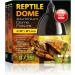 Exo Terra Solar Glo 80W & Reptile Dome Bundle - Sunlight Simulating Lamp & Heat-Resistant Porcelain Dome for Reptiles - International Shipping - Buy Online on GoSupps.com
