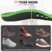 Plantar Fasciitis Insoles for 220+ lbs | High Arch Support Orthotic Inserts for Men & Women | Heavy Duty Pain Relief for Flat Feet & All-Day Comfort - Green S (Men 6.5-8.5/Women 7.5-9.5 - Buy Online on GoSupps.com