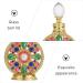 LEUYA Vintage Perfume Dropper Bottles - 12ml Diamond Crystal Portable Refillable Glass Bottle for Perfume & Essential Oils | Ideal Travel Accessory - Buy Online on GoSupps.com