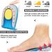 Ailaka Gel Height Increase Insoles 1 Pair - Shock Absorption Heel Cushion Pads - 3.5cm Height Lift Inserts for Men & Women - Buy Online on GoSupps.com
