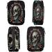 Buy Rock 'n' Roll Skull Roses Pill Case | Weekly Medicine Organizer & Travel Bag | Seven-Day Vitamin & Supplement Holder - Buy Online on GoSupps.com