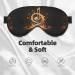 Unisex Music Symbol Print Eye Mask | Soft Comfort Sleep Eye Shade for Travel & Yoga - Buy Online on GoSupps.com
