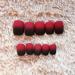 MENILITHS 24Pcs/Set Press On Nails Gradient Wine Red Frosted Bride Style Patch False Nails Acrylic Fake Nails Full Cover Nails Tips Artificial Finger Manicure Press on nails for Women and Girls - Buy Online on GoSupps.com