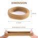Bessrung 50 PCS Seamless Hair Ties - Large Elastic Bands for Thick & Thin Hair | Ponytail Holders for Women | No Damage Stretchy Hair Accessories | Strong Hold Scrunchies for Girls - Soft Rubber Bands - Buy Online on GoSupps.com