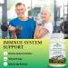 AHCC 1500mg Supplement - 8 Mushroom Extract for Immune Support & Liver Function - 180 Veggie Capsules (90 Count x 2) - Buy Online on GoSupps.com