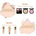 Pimoys 6-Piece Soft Velour Puff Makeup Sponges - Perfect for Loose Powder and Foundation Application - Ideal Gift for Women - Black and Flesh - Buy Online on GoSupps.com