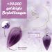 Amethyst Pendulum for Radiesthesia & Fortune Telling | Calm Concentration & Creativity Stone - Buy Internationally - Buy Online on GoSupps.com