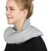 Vital Comfort Grey Neck Hot Water Bottle - Wide Funnel Velcro Fastening & Fleece for Ultimate Warmth - Buy Online on GoSupps.com