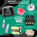 MaxFlat Digital Waxing Set - Complete Kit with 51 Accessories | Hard Wax Pot & 17oz Brazilian Wax for Full Body Armpit & Bikini Waxing - Ideal for Women & Men - Buy Online on GoSupps.com