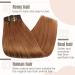Buy FSHINE Clip-In Real Hair Extensions - 7 PCs Auburn Remy Hair Double Weft 120g 40cm #330 #350 - Best Quality Seamless Clip Extensions for Women - Buy Online on GoSupps.com